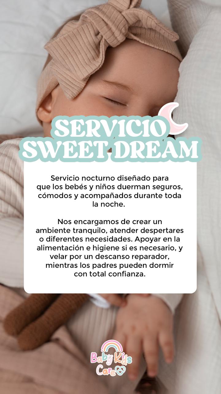 Servicio de cuidados nocturnos para el descanso de los padres con un profesional